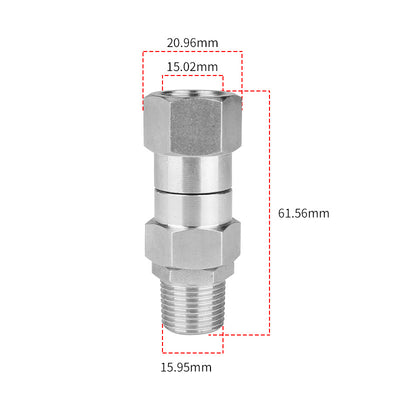 Adaptador Antienrollamiento de Acero Inoxidable NPT304 Personalizable - Image 3