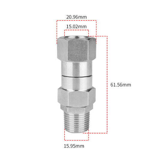 Adaptador Antienrollamiento de Acero Inoxidable NPT304 Personalizable - Image 3