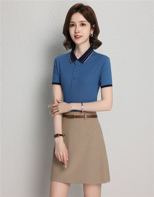 Polo Mercerizado Ice Ion con Cuello a Juego para Hombre y Mujer - Image 32