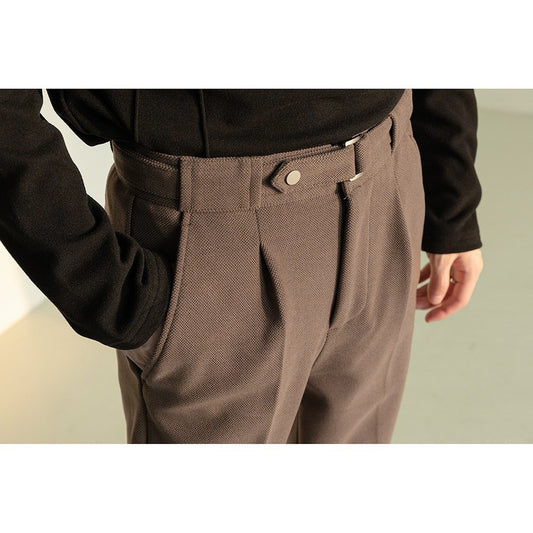 Pantalones de Traje de Lana Coreano Casual Hombre Madurez - Image 2