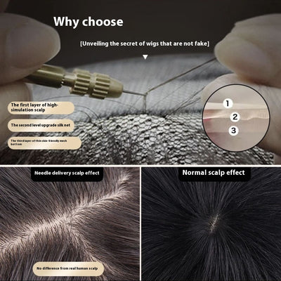 Peluca Bob Tejida a Mano con Cabello Natural Humano - Image 3