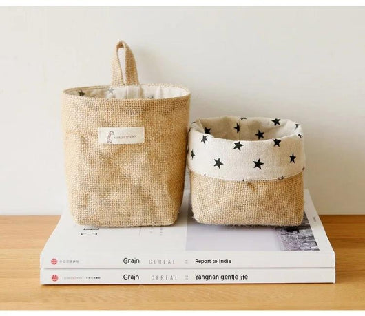 Bolsa de Almacenamiento de Yute para Baño y Escritorio - Image 17