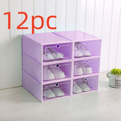 Caja Organizadora Transparente para Zapatillas - Almacenamiento Apilable - Image 27