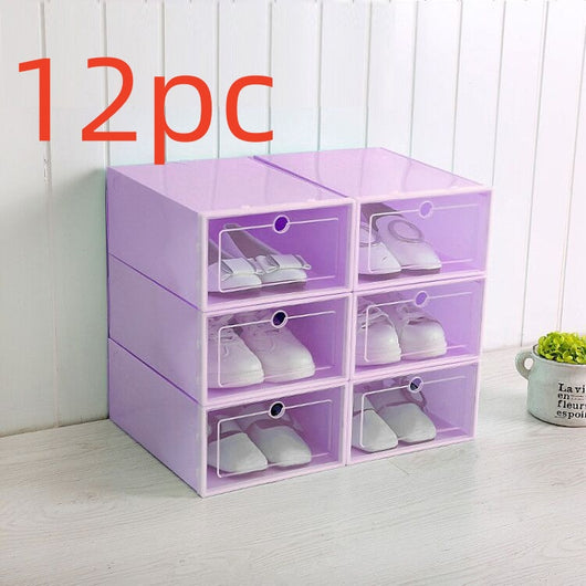 Caja Organizadora Transparente para Zapatillas - Almacenamiento Apilable - Image 27