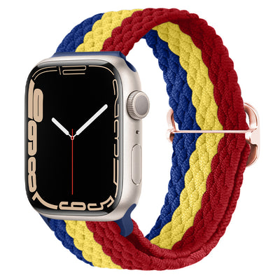 Correa Nylon Trenzada Ajustable para Apple Watch Series 7 - Image 37