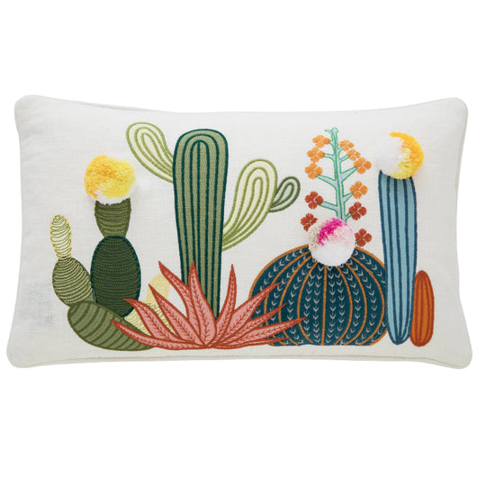 Cojín Decorativo Cactus Verde Nórdico para Ventana de Verano - Image 3