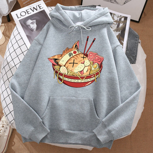 Playera Streetwear Samurai Gato Ramen - Diseño Urbano Japonés - Image 20