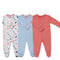 Little Unicorn Three Piece Layette Set 0 To 3 Months