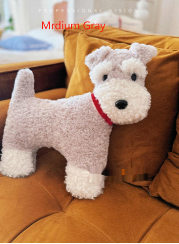 Llavero Peluche Schnauzer Adorable - Colgante para Mochila y Bolsas - Image 9