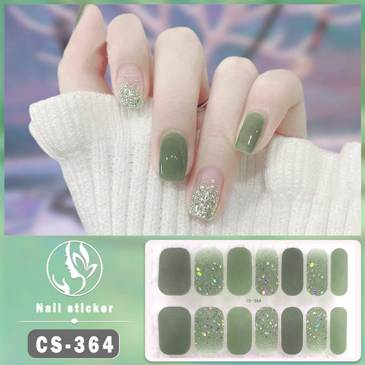 Uñas Postizas Impermeables de Color Sólido para Nail Art - Image 3