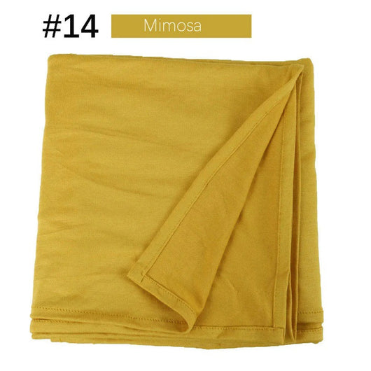 Bufanda de Jersey de Algodón Mercerizado con Puntas Cerradas - Image 19