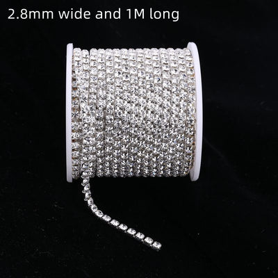 Cadena de Diamantes de Pedrería para Joyería de Disfraz DIY - Image 2