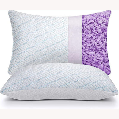Almohada de Espuma Viscoelástica con Gel Refrescante de Lavanda - Image 2