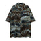 Camisa Estampada de Camuflaje Abstracto para Hombre