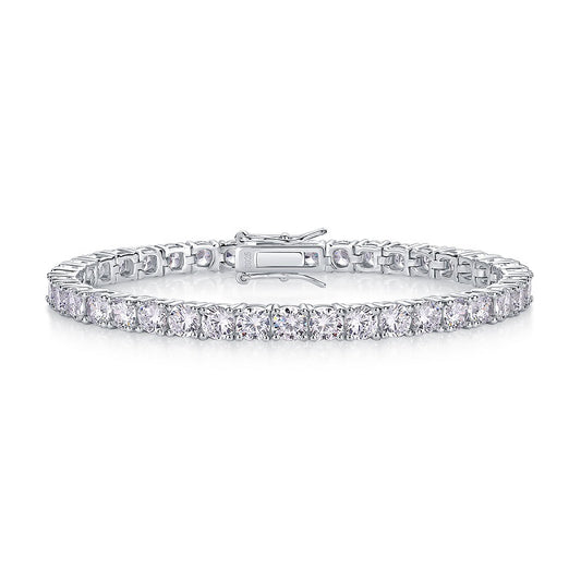 Pulsera de Plata 925 con Moissanita de 30 Puntos - Cadena de Tenis Elegante - Image 2