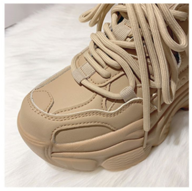 Zapatillas Plataforma Blancas con Tacón Alto - Sneakers Elegantes - Image 11