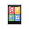 2 Inch Touch White Style No Memory
