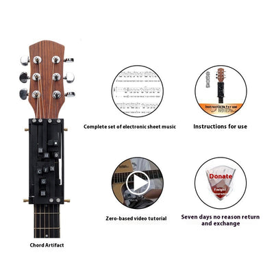 Afinador Automático para Guitarra Acústica - Práctica de Acordes para Principiantes - Image 3