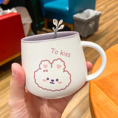 Taza de Cerámica con Diseño de Animales Lindos - Image 3