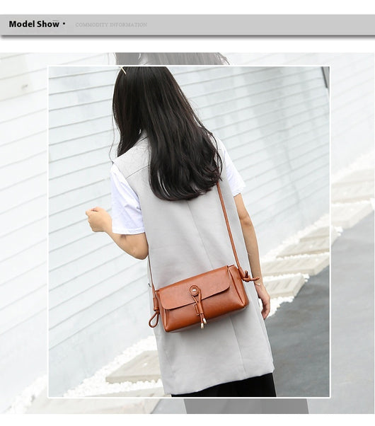 Bolso Bandolera de Cuero Encerado para Mujer - Estilo Fashion - Image 16