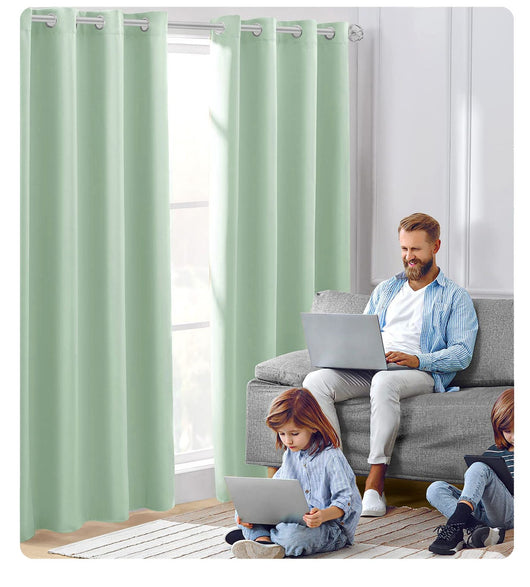 Cortinas Modernas Térmicas Bloqueadoras de Luz - Tela Gruesa Opaca Aislante - Image 23