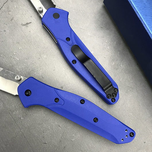 Cuchillo Plegable de Acero Inoxidable para Aventuras al Aire Libre - Image 11