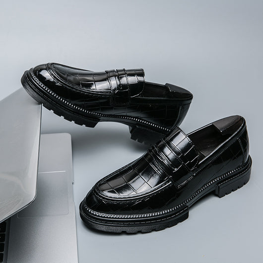 Zapatos de Cuero Casual para Hombre - Estilo Británico Transpirable - Image 5