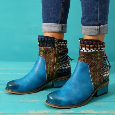 Botas Medianas Bicolor para Mujer - Image 5