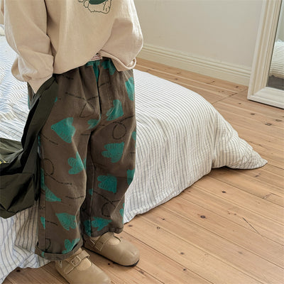 Pantalones Casuales de Algodón Lavado para Niños