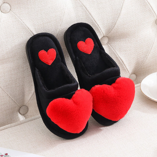 Pantuflas de Invierno Acogedoras con Diseño Romántico para San Valentín - Image 16