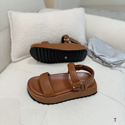 Sandalias de Plataforma Ligera con Correa - Piel de Borrego Suave y Comodidad Total - Image 3