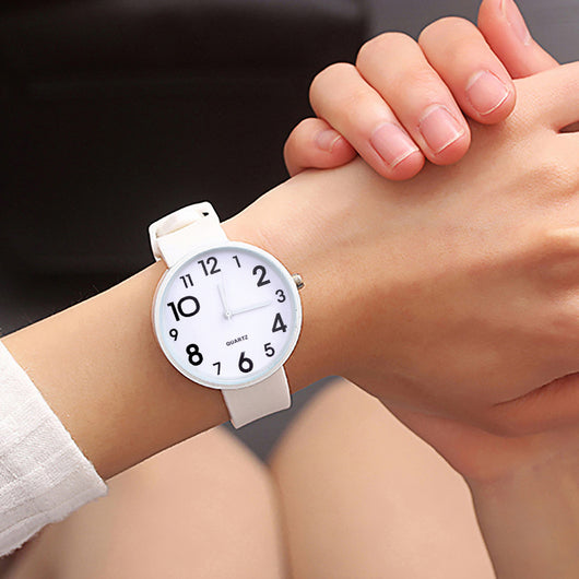 Reloj de Pareja Minimalista con Disco Pequeño - Image 9