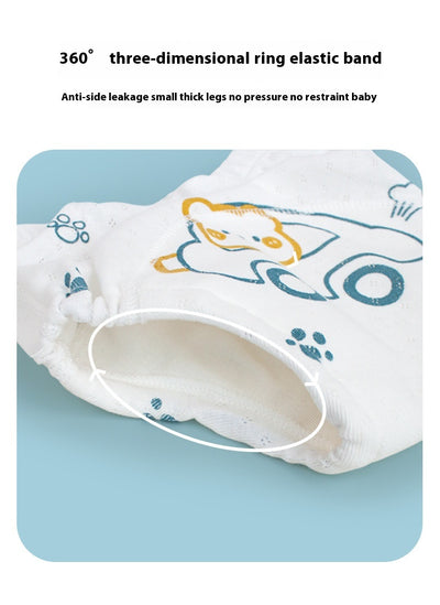 Pañal de Entrenamiento Lavable Impermeable de Gasa para Recién Nacidos - Image 24