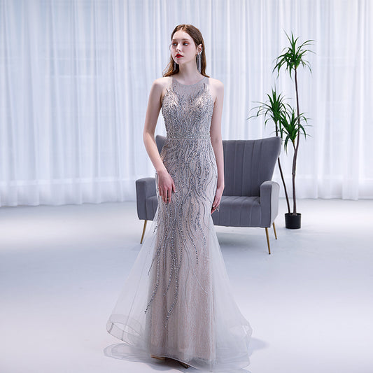 Vestido de Noche Elegante Silueta Sirena para Eventos Exclusivos - Image 2