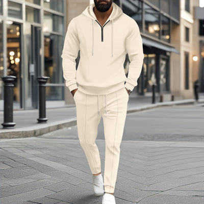 Conjunto Deportivo Dos Piezas con Sudadera Texturizada y Pantalón Largo - Image 3
