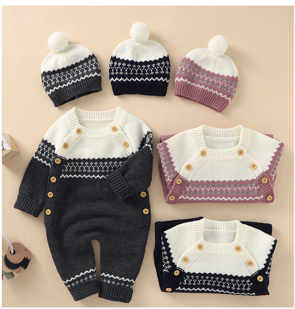 Pijama Gatero de Algodón para Bebés