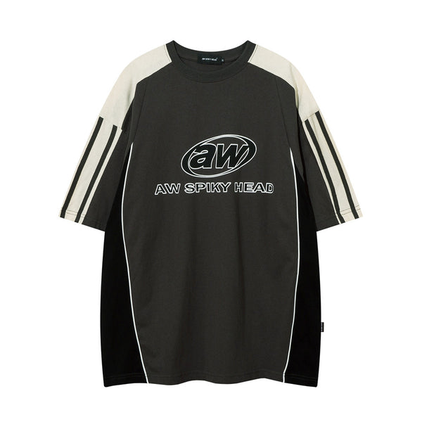 Camiseta de Manga Corta con Letra de Moda