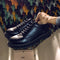 Zapatos Casuales de Cuero Brillante para Hombre