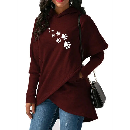 Sudadera con Estampado de Huella de Perro - Image 18