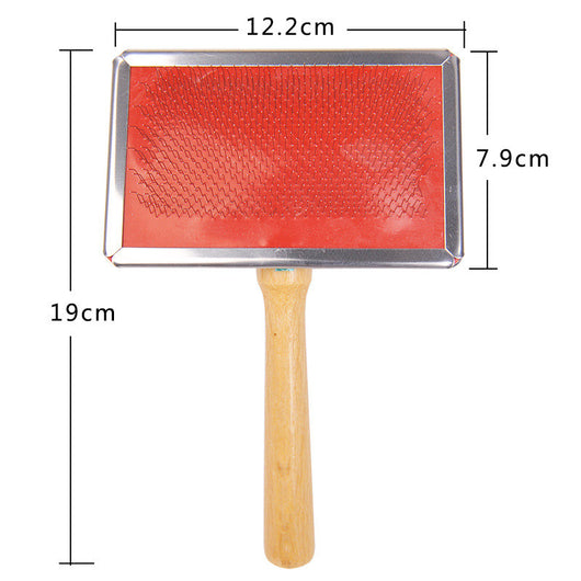 Peine de Aseo para Mascotas con Mango de Madera - Cepillo Profesional para Perros y Gatos - Image 5