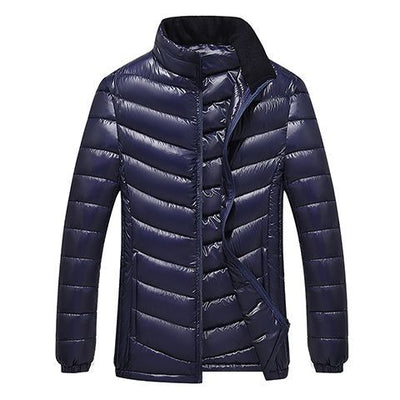 Abrigo Acolchado Largo para Hombre Talla Grande - Image 3