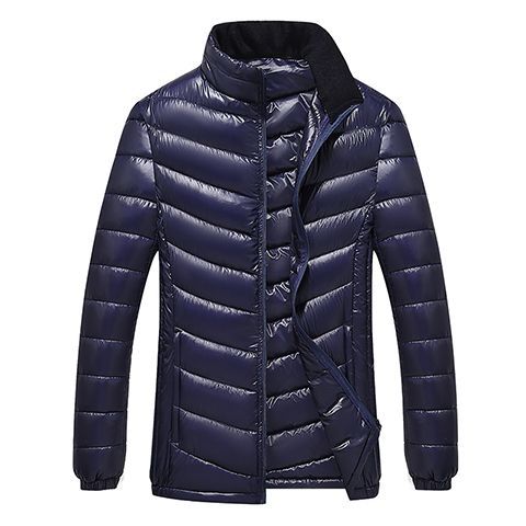 Abrigo Acolchado Largo para Hombre Talla Grande - Image 3