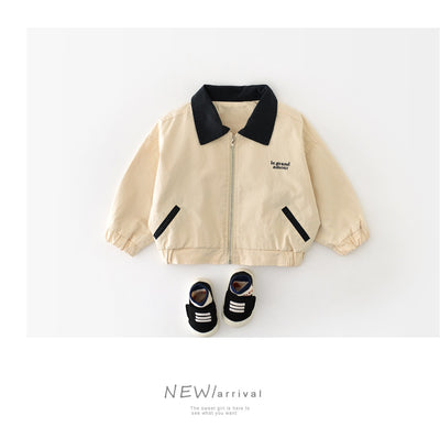Cardigan con Cuello Grande y Cierre de Cremallera para Niños - Image 13