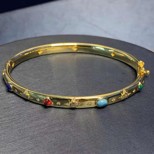 Pulsera de Piedra Estilo Romano Colores Naturales para Mujer - Image 6