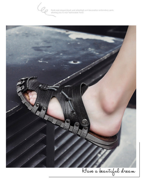 Sandalias Grandes para Hombre - Zapatos de Playa Transpirables Antideslizantes - Image 22