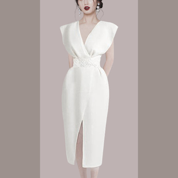 Vestido Elegante Ajustado para Fiesta de Cumpleaños