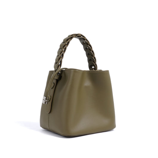 Bolso Bandolera Tejido a Mano - Bucket Bag Artesanal Compacto - Image 6