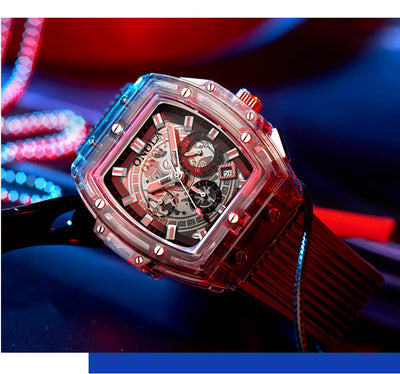 Reloj Unisex con Esfera Transparente y Luz Luminosa - Image 13