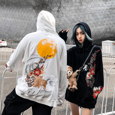 Sudadera con Capucha Bordada Estilo Chino Ligera - Image 8