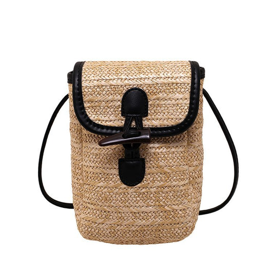 Bolso Crossbody de Paja Casual para Mujer - Image 4
